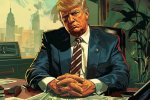 La copertina di GTA 6 è stata parodizzata per uno slogan MAGA di Trump