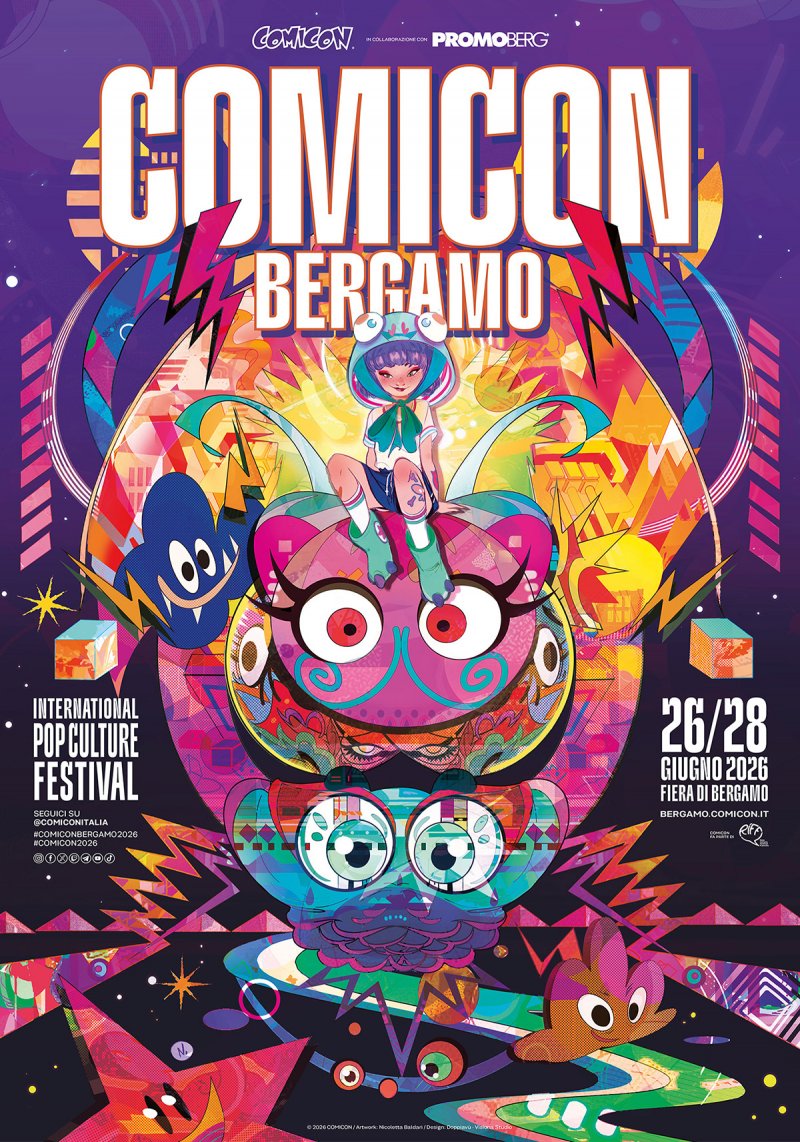 Il poster di Comicon Bergamo 2026