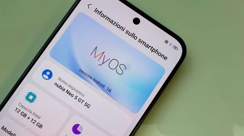 L'interfaccia utente MyOS di Nubia Neo 5 GT lascia parecchio a desiderare
