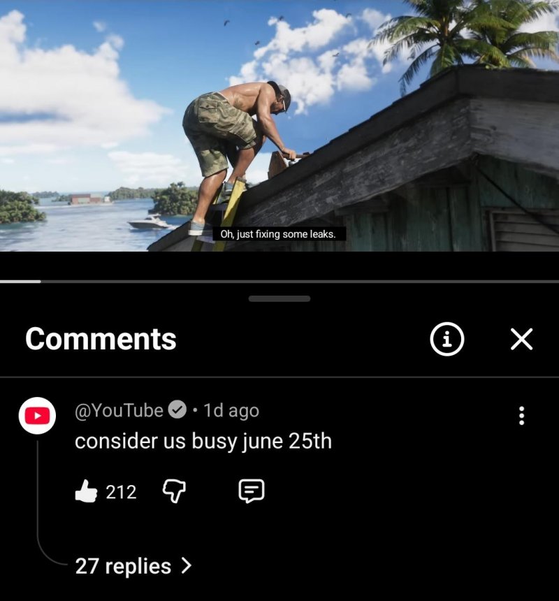 Il sibillino commento di YouTube