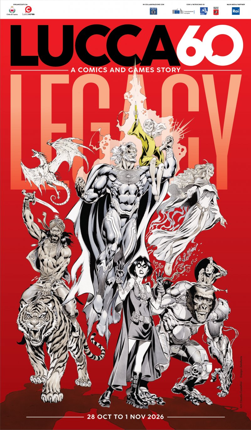 Il manifesto di Lucca Comics & Games 2026