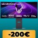 Il monitor da gaming LG UltraGear OLED 21:9 curvo è in promozione al minimo storico su Amazon