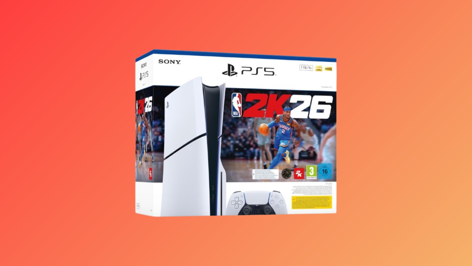 PlayStation 5 Slim con NBA 2K26 è in sconto su Amazon per le offerte Prime