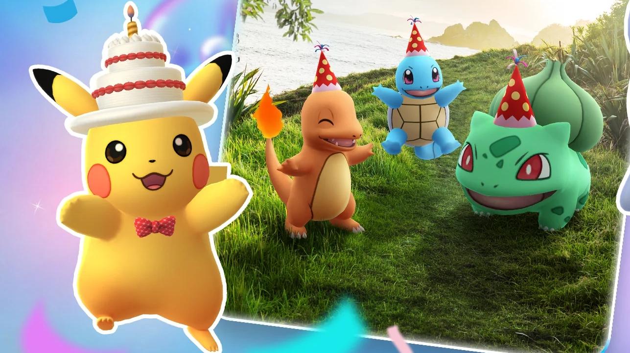 La card per il 10° anniversario di Pokémon GO