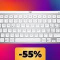 La tastiera Logitech MX Keys Mini retroilluminata compatibile con macOS è in promozione su Amazon