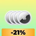 Nuovi Apple AirTag in sconto su Amazon al minimo storico per le offerte Prime