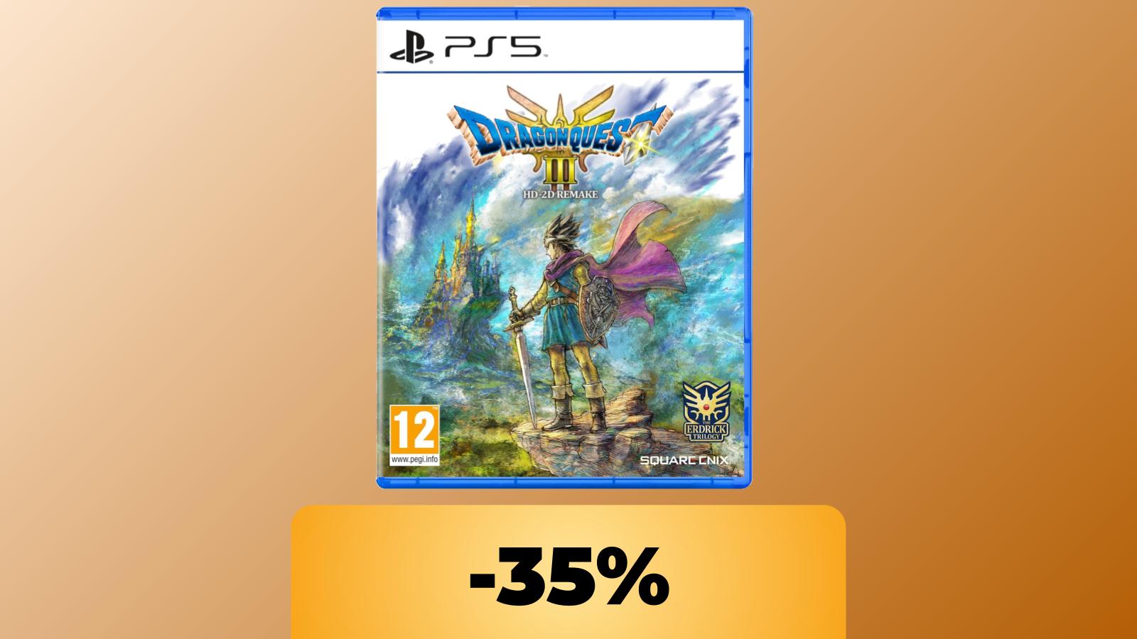 Dragon Quest 3 HD-2D Remake per PS5 è in offerta al prezzo minimino storico su Amazon