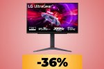 Il monitor LG UltraGear 27" QHD a 200Hz è in offerta al prezzo minimo storico su Amazon per il Prime Day