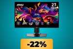 Il monitor MSI MAG 274QPA QD-OLED QHD a 240Hz è in scon to su Amazon per il Prime Day