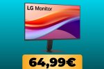 Il monitor LG da 24" e un refresh rate da 120Hz è in promozione su Amazon al minimo storico