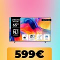 Il televisore Samsung Mini LED 4K da 65' è su Amazon al minimo storico