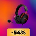 Le cuffie HyperX Cloud Alpha sono su Amazon al minimo storico per le offerte Prime