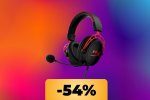 Le cuffie HyperX Cloud Alpha sono su Amazon al minimo storico per le offerte Prime