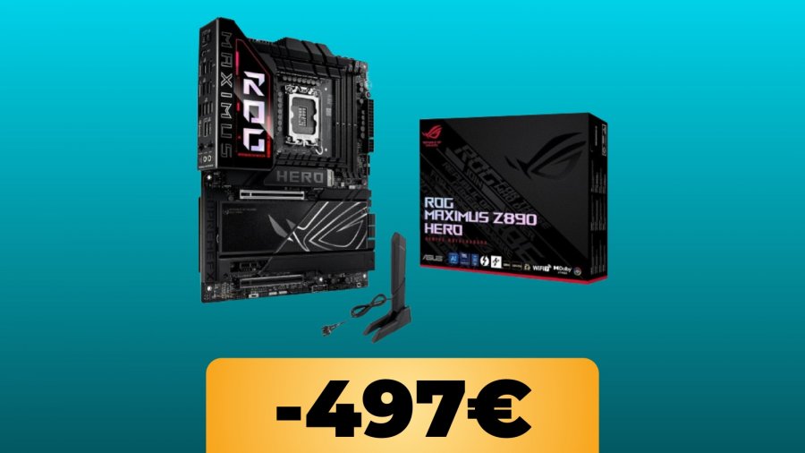 La scheda madre ASUS ROG è scontatissima su Amazon: risparmio al top e prezzo al minimo storico