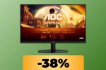 Il monitor da gaming AOC da 27" è in offerta su Amazon: il prezzo cala fino al suo minimo storico