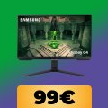 Il monitor Samsung Odyssey G4 FHD da 25' e 240Hz costa pochissimo su Amazon
