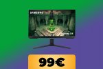 Il monitor Samsung Odyssey G4 FHD da 25" e 240Hz costa pochissimo su Amazon