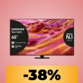 Il televisore Samsung Neo QLED 4K da 65' è su Amazon al minimo storico