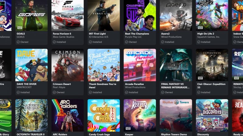 Alcuni nuovi giochi del programma Play Anywhere