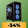 Il case ASUS A23 Plus in colorazione nera è in promo su Amazon: acquistalo al minimo storico