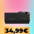 La tastiera ASUS TUF Gaming K1 è al minimo storico su Amazon