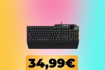 La tastiera ASUS TUF Gaming K1 è al minimo storico su Amazon