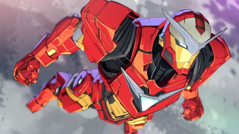 L'armatura di Iron Man in Marvel Tōkon si ispira decisamente ai mecha giapponesi
