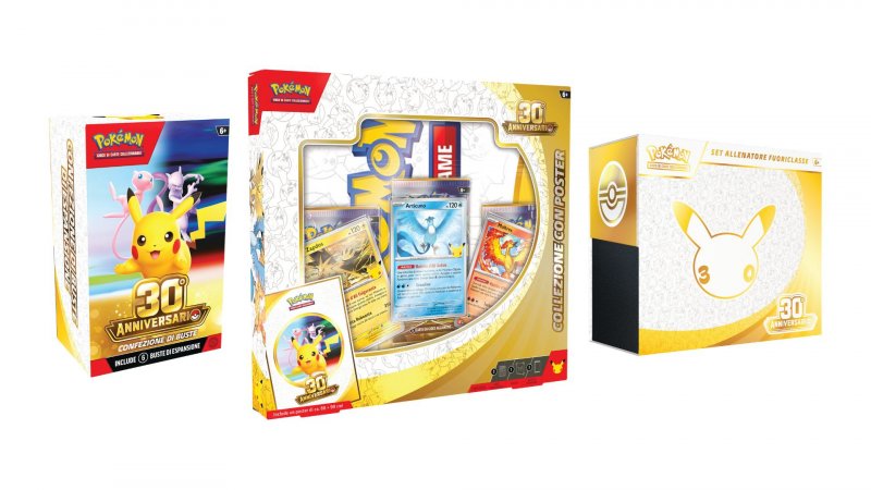 I pacchetti speciali Pokémon per il 30° anniversario