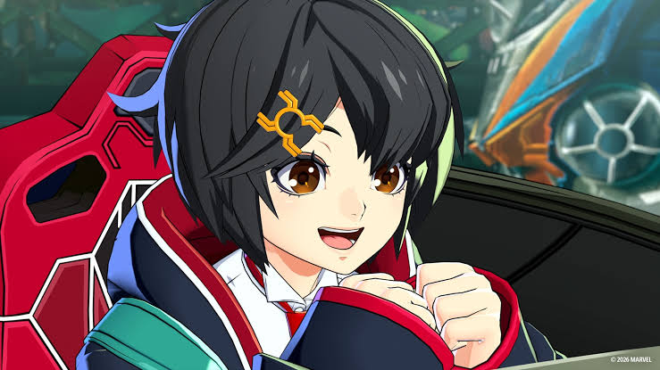 Peni Parker pilota un mech da combattimento chiamato SP//dr