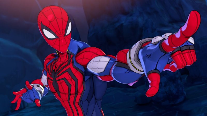 Naturalmente Spider-Man è un combattente velocissimo e dinamico anche in Marvel Tōkon