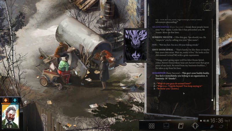 La scrittura di Disco Elysium è fitta e indimenticabile