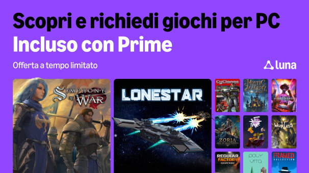 Un'immagine sui giochi Prime Gaming di luglio 2026