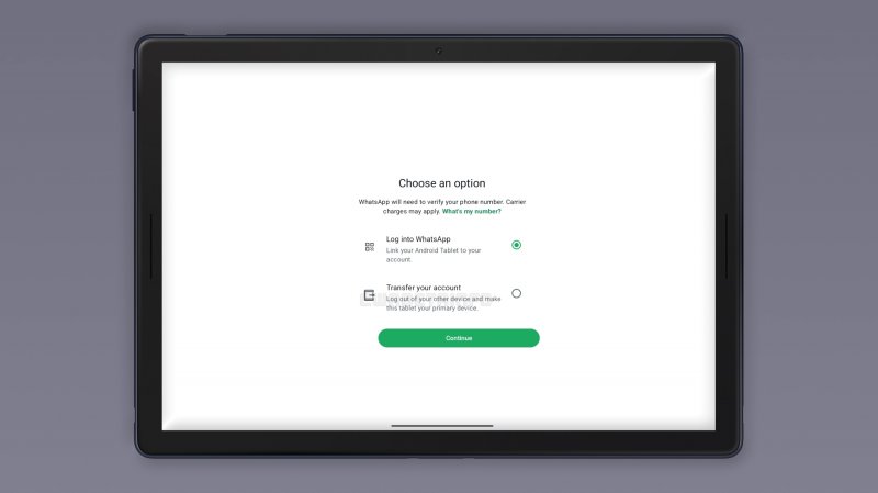 WhatsApp diventa standalone su tablet Android (fonte: wabetainfo)