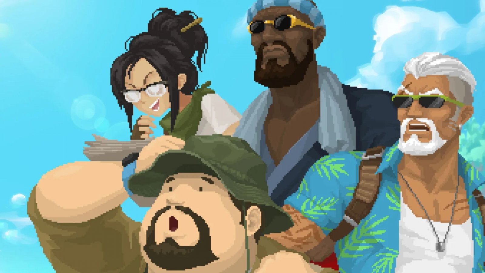 Un artwork di In the Jungle, DLC di Dave the Diver