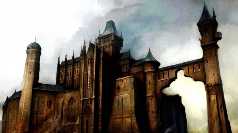 Un concept del castello di Bowerstone