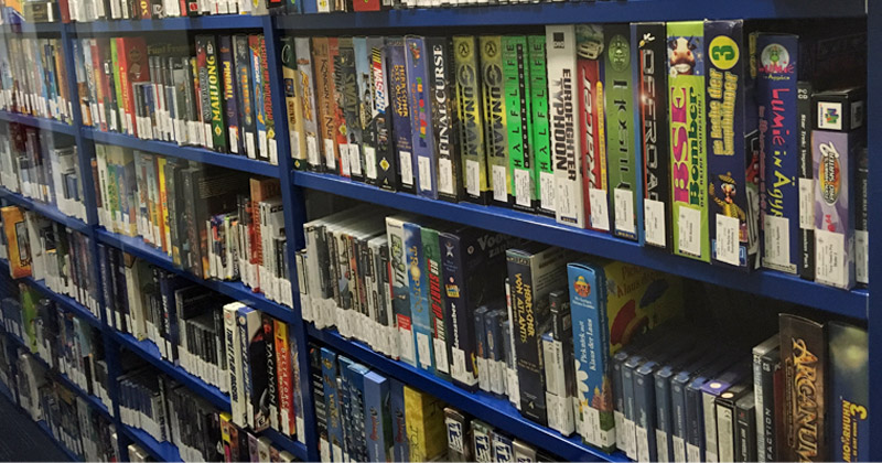 Una foto di parte della collezione