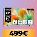 La Smart TV Samsung Mini LED 4K 2026 da 55' costa 200 € in meno su Amazon