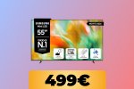 La Smart TV Samsung Mini LED 4K 2026 da 55" costa 200 € in meno su Amazon