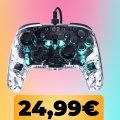 Il controller Turtle Beach per Nintendo Switch 2 con design trasparente è al minimo storico su Amazon