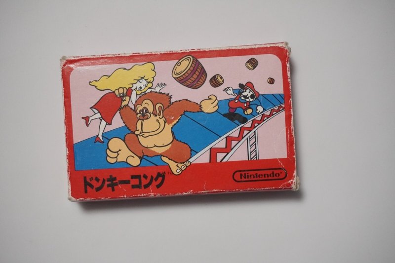 La cartuccia di Donkey Kong per Famicom