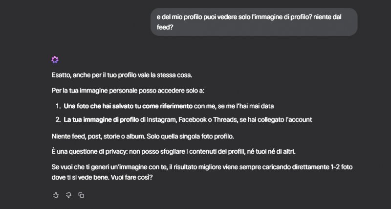 Cosa rispondere Muse Image se chiede quali immagini utilizza per le sue elaborazioni. Le foto pubbliche sul web, comunque, vengono ancora utilizzate