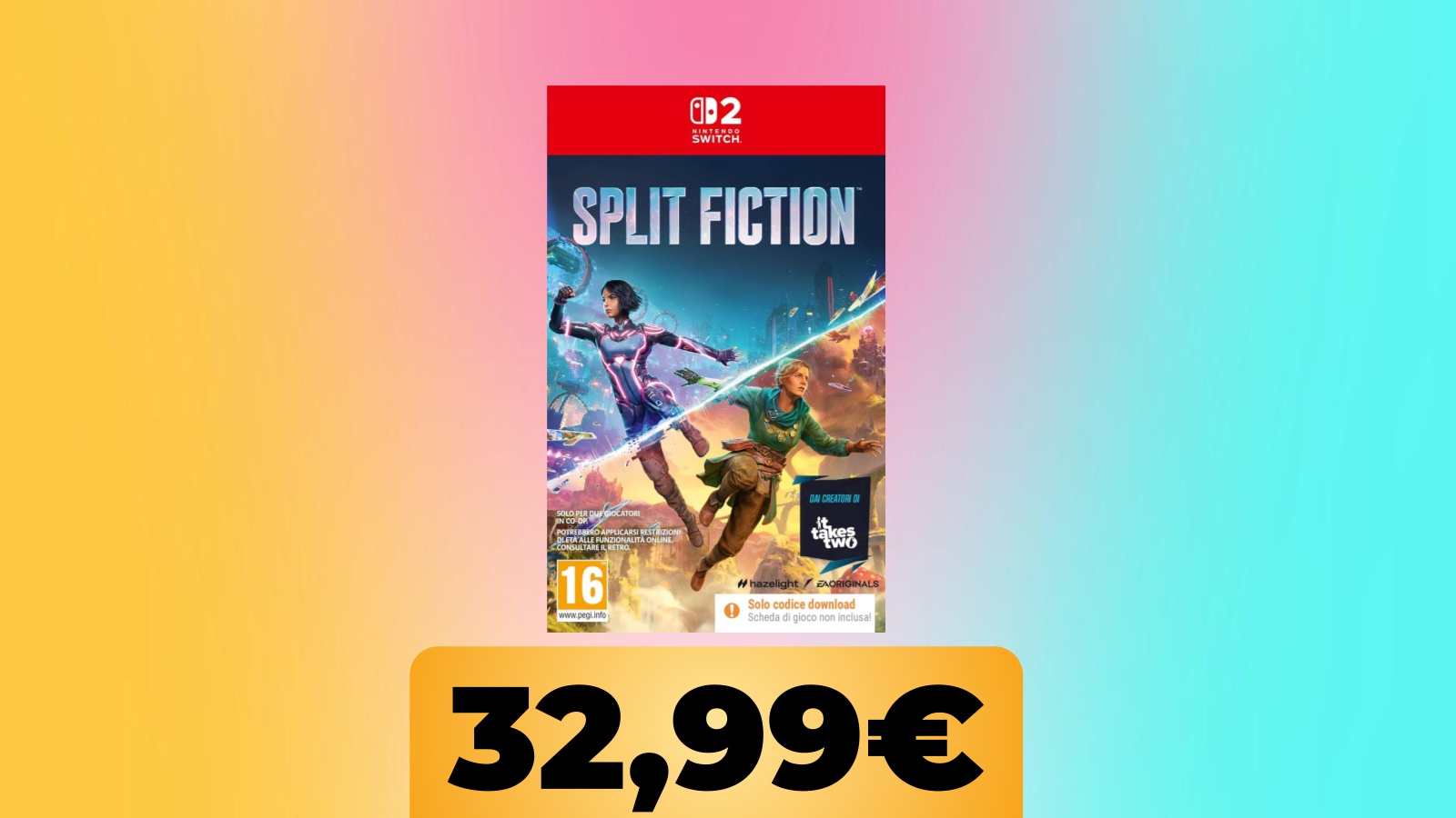 Split Fiction per Nintendo Switch 2 è su Amazon al prezzo più basso di sempre