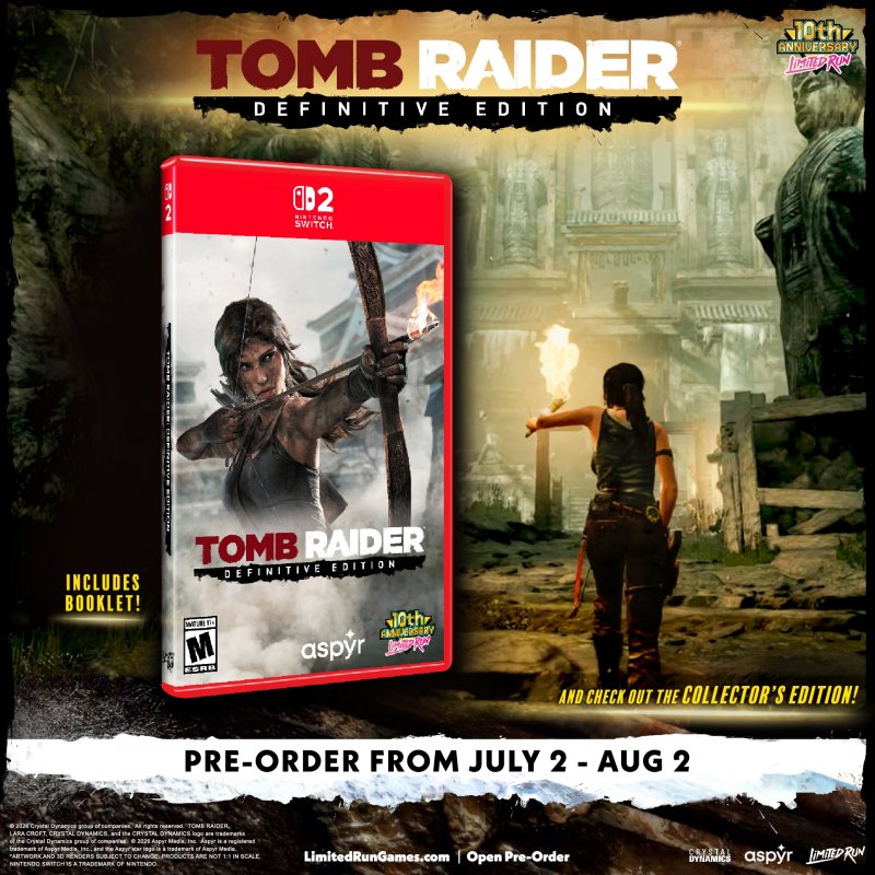 L'edizione standard di Tomb Raider Definitive Edition