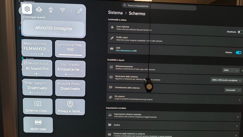 Il menu dei TV LG è ormai collaudato e ricco di opzioni