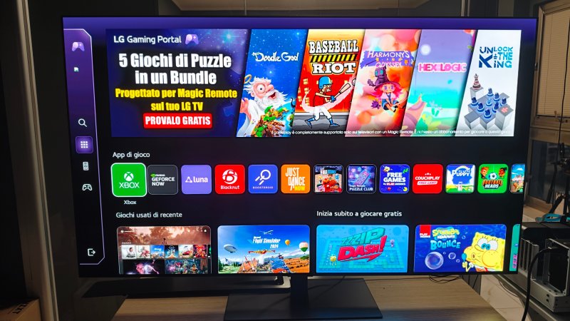 Il gaming hub di LG si conferma uno dei più completi per le app da gioco in streaming
