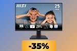Il monitor MSI Pro da 25" è in offerta su Amazon al suo minimo storico: ottimo rapporto qualità-prezzo