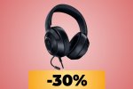 Le cuffie Razer Kraken X Lite sono in offerta su Amazon: risparmia e immergiti nei tuoi giochi preferiti