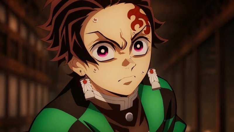 Tanjiro in Demon Slayer: Il Castello dell'Infinito