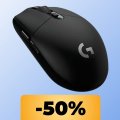 Il mouse da gaming Logitech G305 è in offerta su Amazon: prezzo dimezzato e (quasi) minimo storico