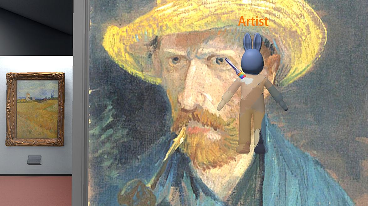 Van Gogh in Scribble Hunt